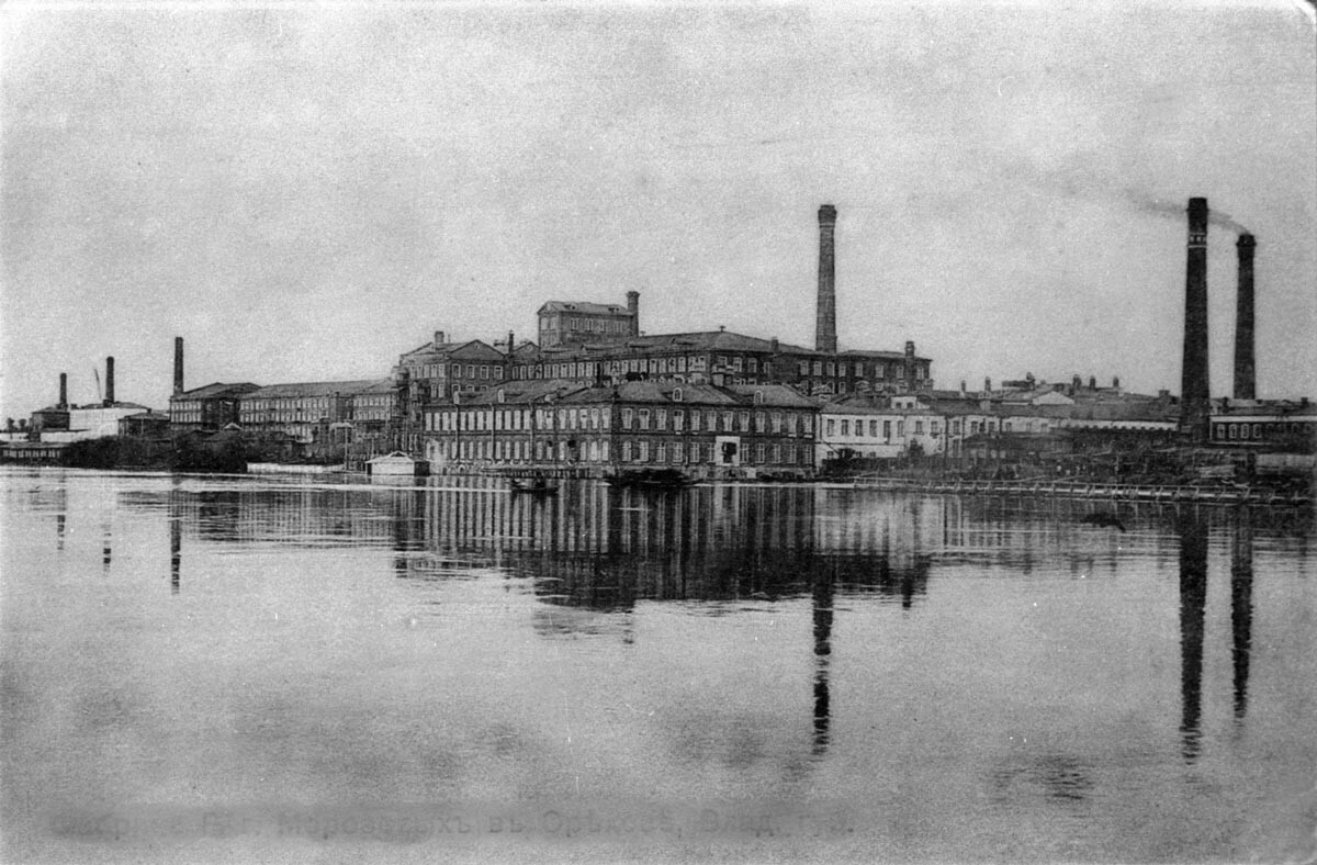 La fabbrica di filatura di cotone Nikolskaja di proprietà dei Morozov