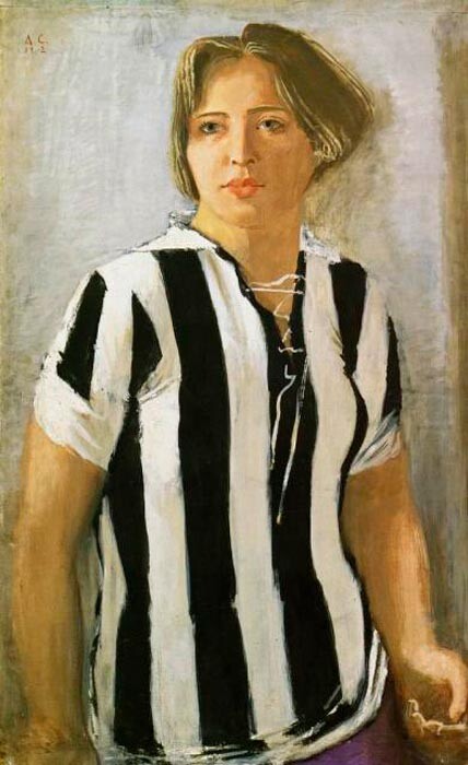  Александър Самохвалов. Момиче с тениска, 1932 г 