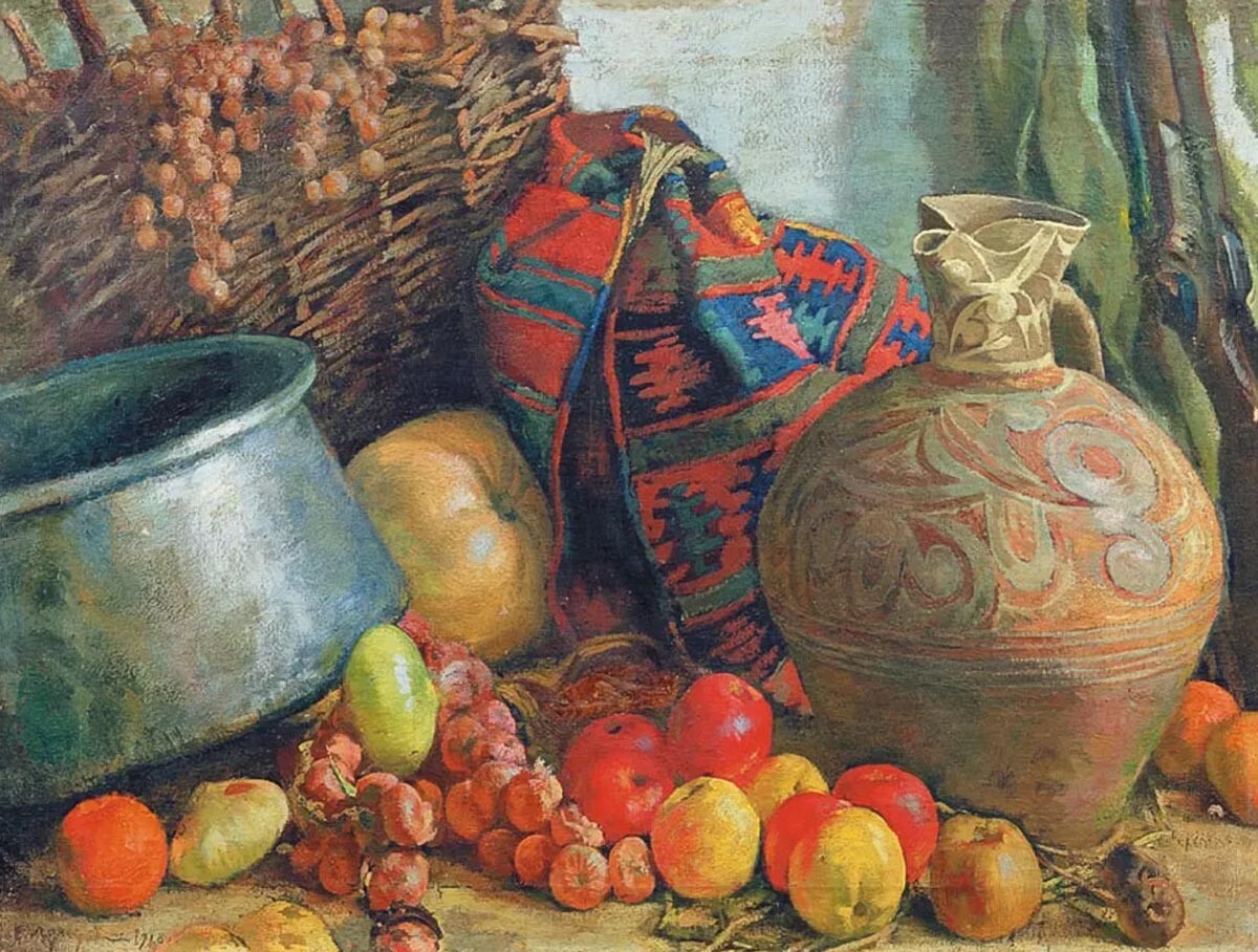 A Caucasian still life, 1918.