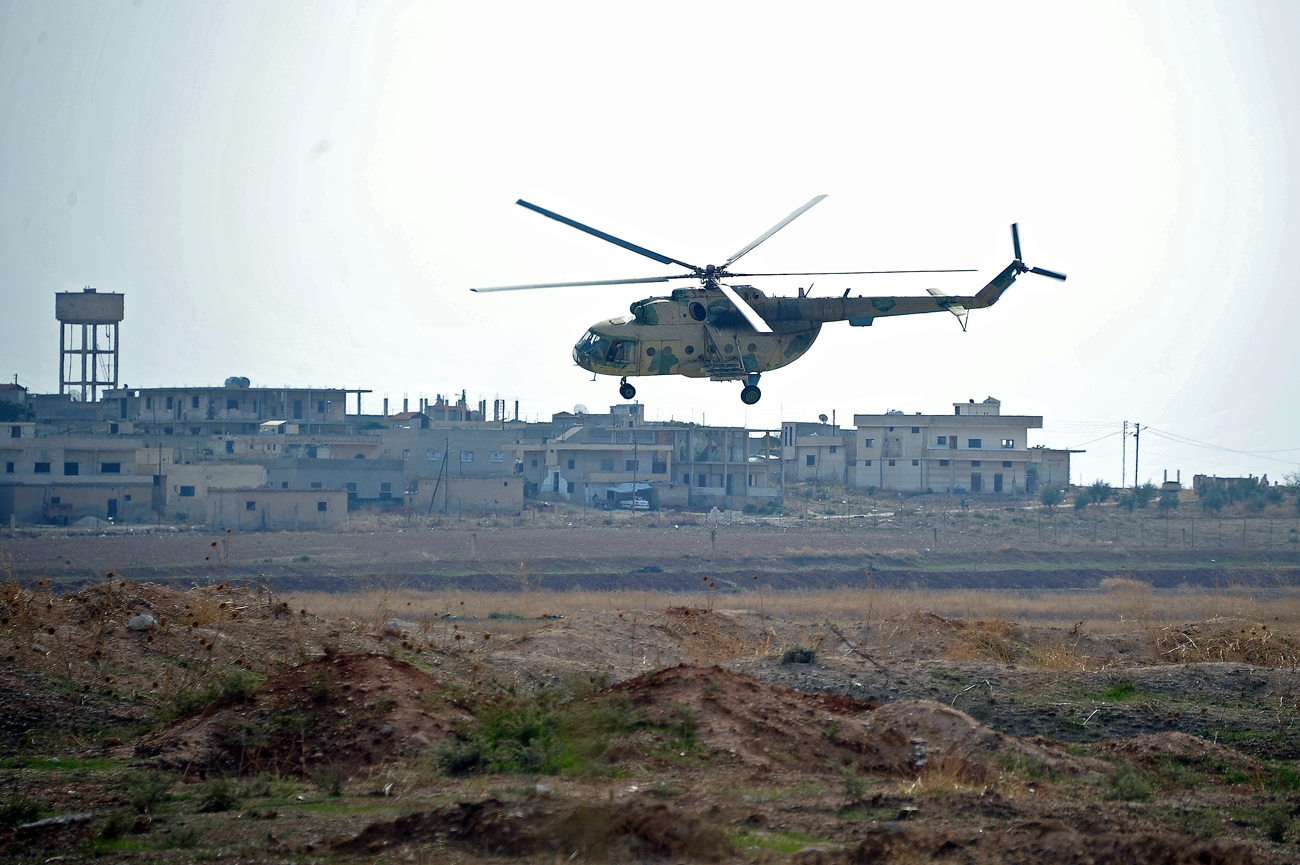 Helikopter Mi-8 Rusia Ditembak Jatuh di Suriah