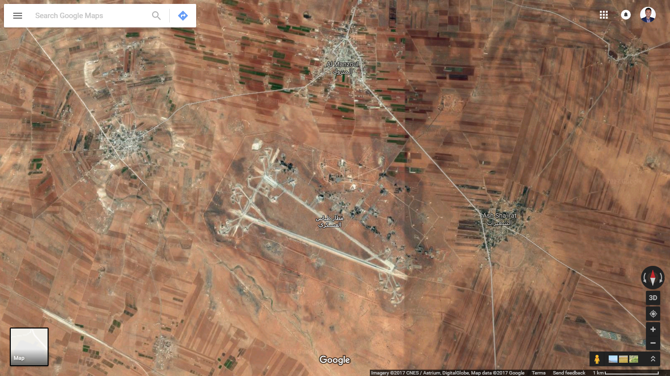 Dihantam Rudal AS, Pangkalan Udara Sha'irat di Suriah Rusak Parah
