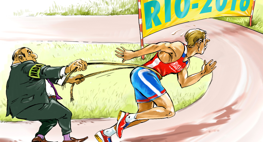 Doping, esportes e sanções width=