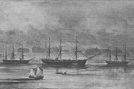 When the Russian navy sailed into New York