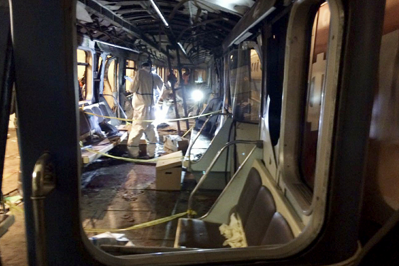 Train car, where the explosion took place. / Photo: Russian Archives/Global Look Press
