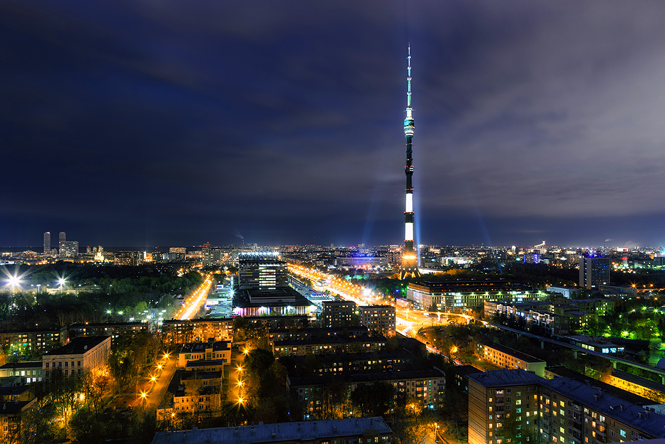 Тelevizijski stolp Ostankino. Vir: Getty Images