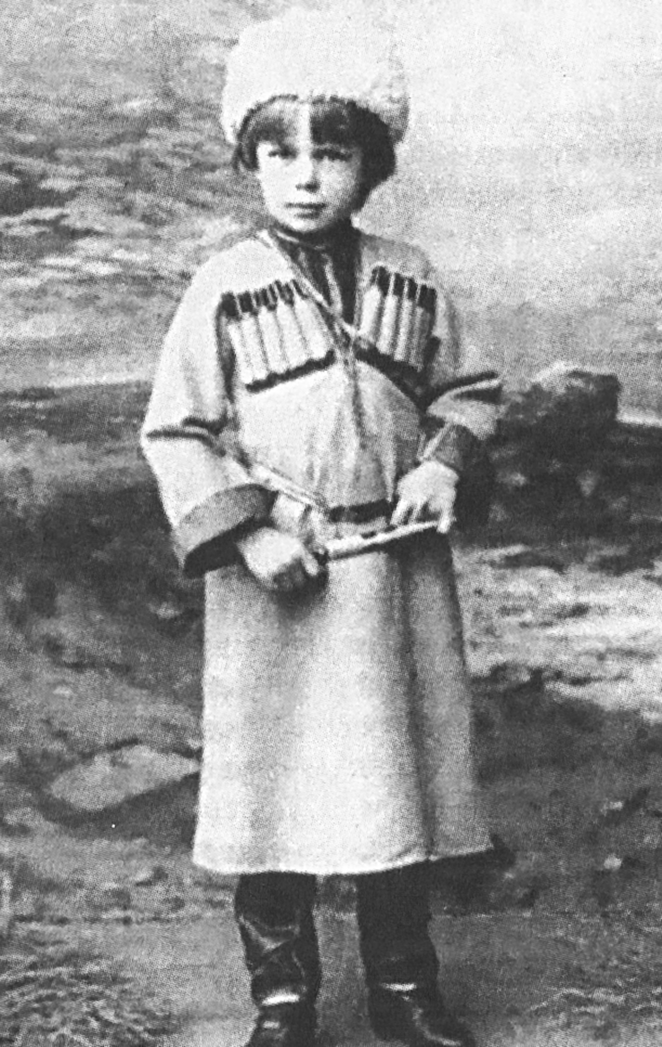 Roman von Ungern v otroških letih. Vir: Arhivska fotografija