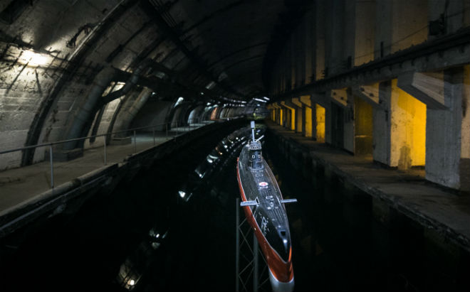 Russian Megafactories: A secret underground submarine base