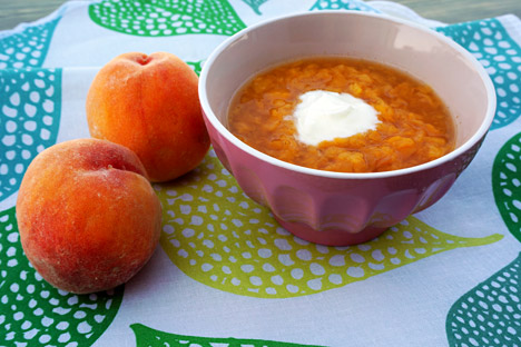 Peach soup: The taste of escape from big cities, cold weather and the Soviet diet