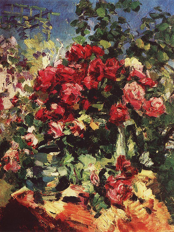 First traits of Russian impressionism: Vivid colors of Konstantin