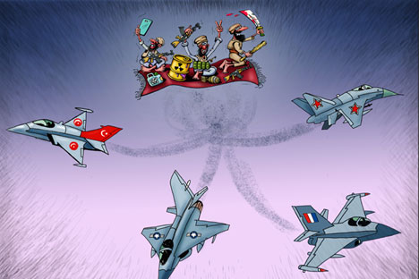  Turbulence over Syria's skies 