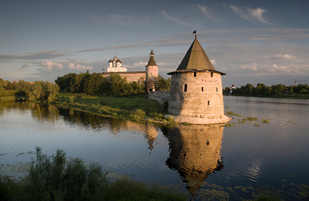 Town of Pskov: Home to medieval monasteries and modern airbases