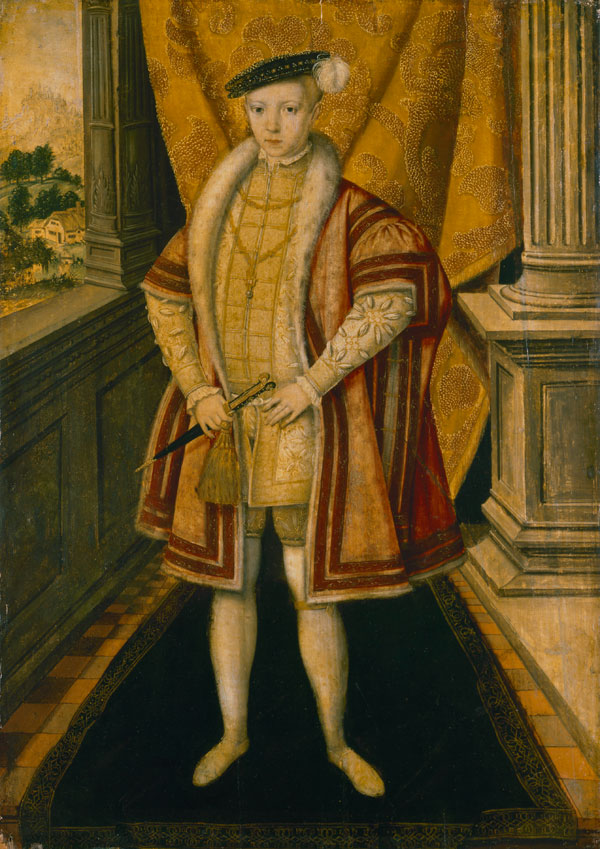 Portrait of Edward VI. Oil on panel. 50.5x35.6 cm. Britain. No later than 1550.