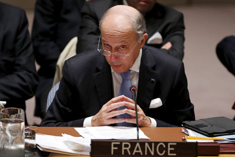 French Foreign Minister Laurent Fabius French foreign minister: Sanctions 'harm' both Russia and Europe 
