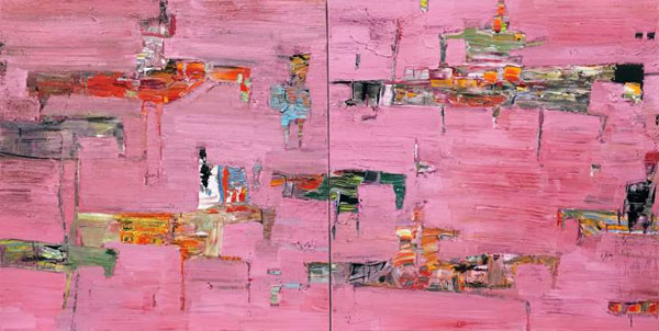Reza Derakshani, Hunting Pink, 2015. Courtesy of the artist and Sophia Contemporary Gallery