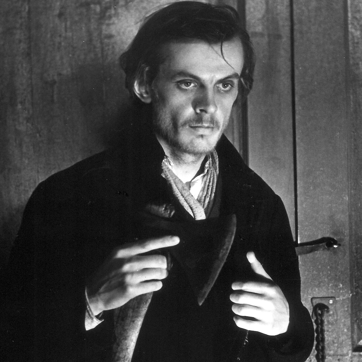 Georgy Taratorkin as Rodion Raskolnikov in 1970 'Crime and Punishment' movie. Source: kinopoisk.ru.