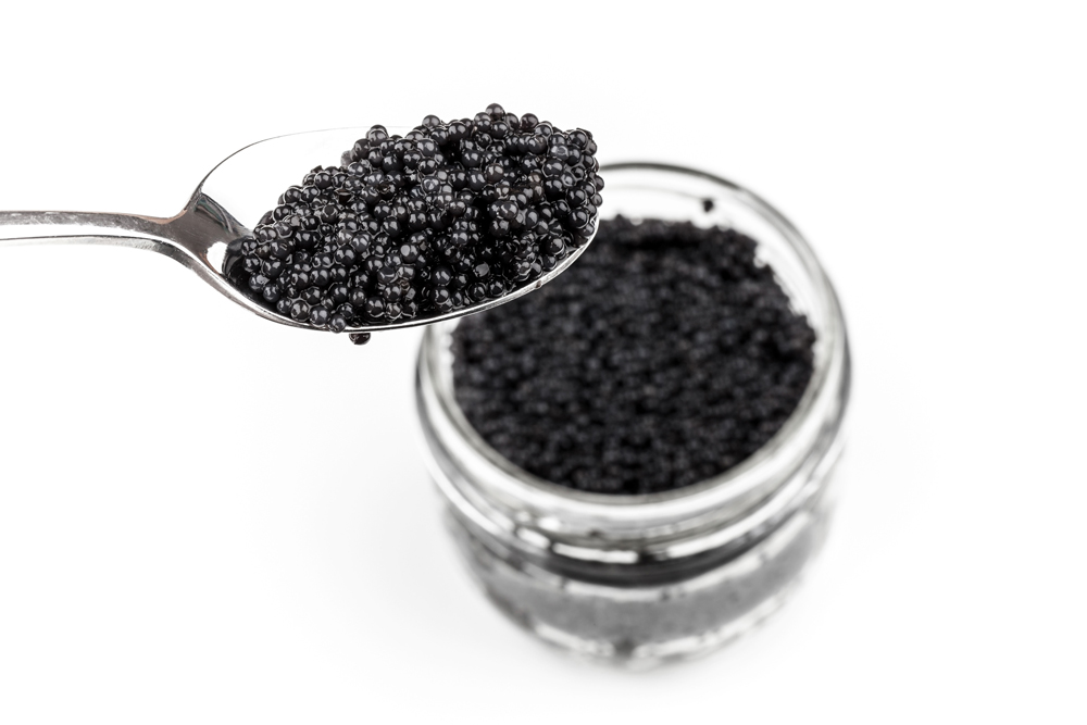Sturgeon caviar from Russia: delicious and exclusive.