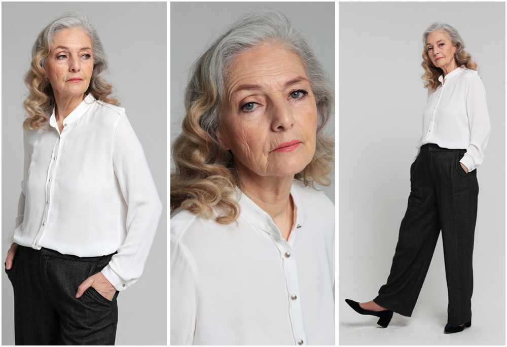 Olga 70 years old model. Foto: Press Photo