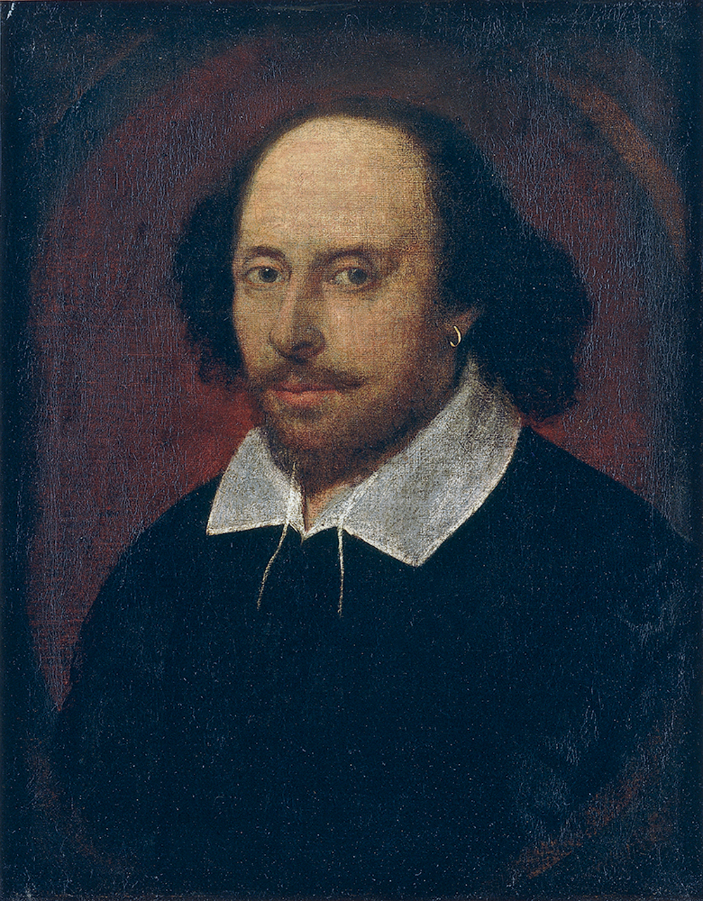 Portrait of William Shakespeare by John Taylor. Source: London’s National Portrait Gallery