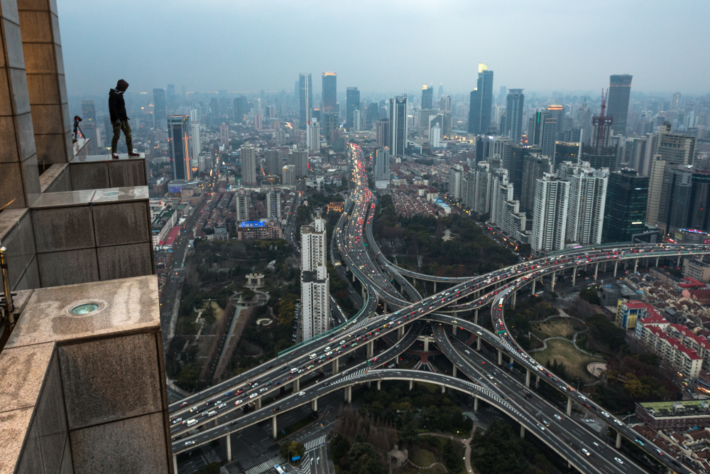 Vista su Shanghai