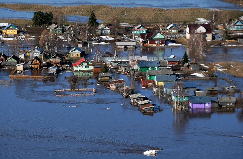 ヴォログダ州の洪水領域が拡大 ロシア・ビヨンド