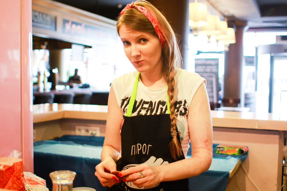 All hail the chef u2014 our Travel editor Yulia Shandurenko!