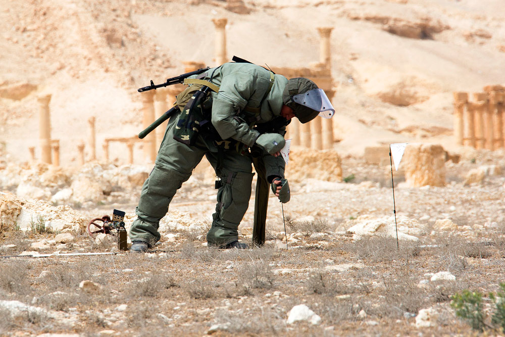 Russian sappers finish demining historical part of Palmyra