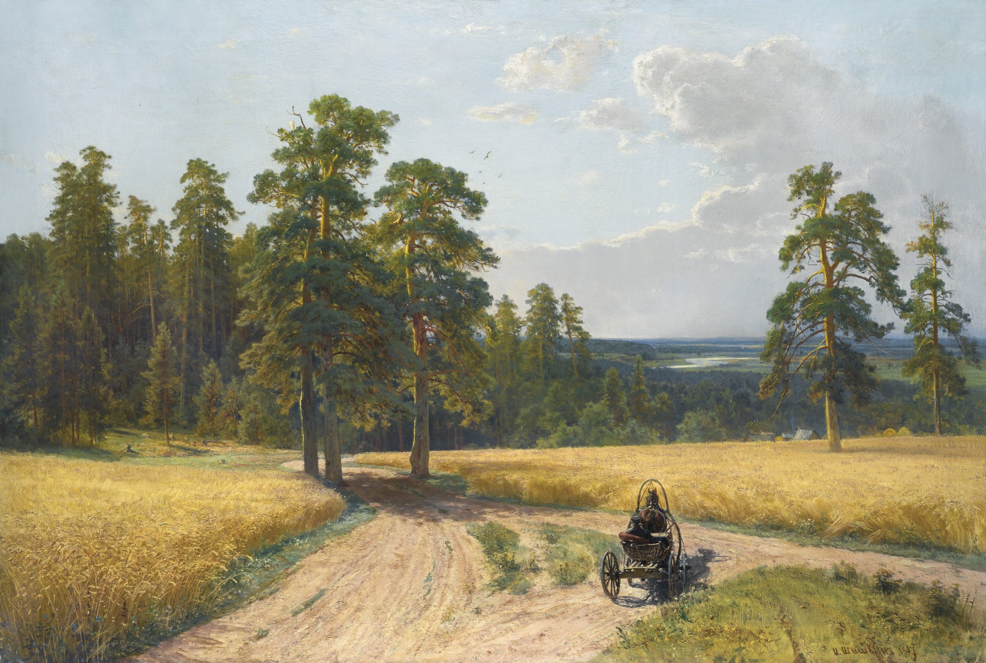 Ivan Shishkin, At the edge of the pine forest, 1897. Source: courtesy of Sotheby's 