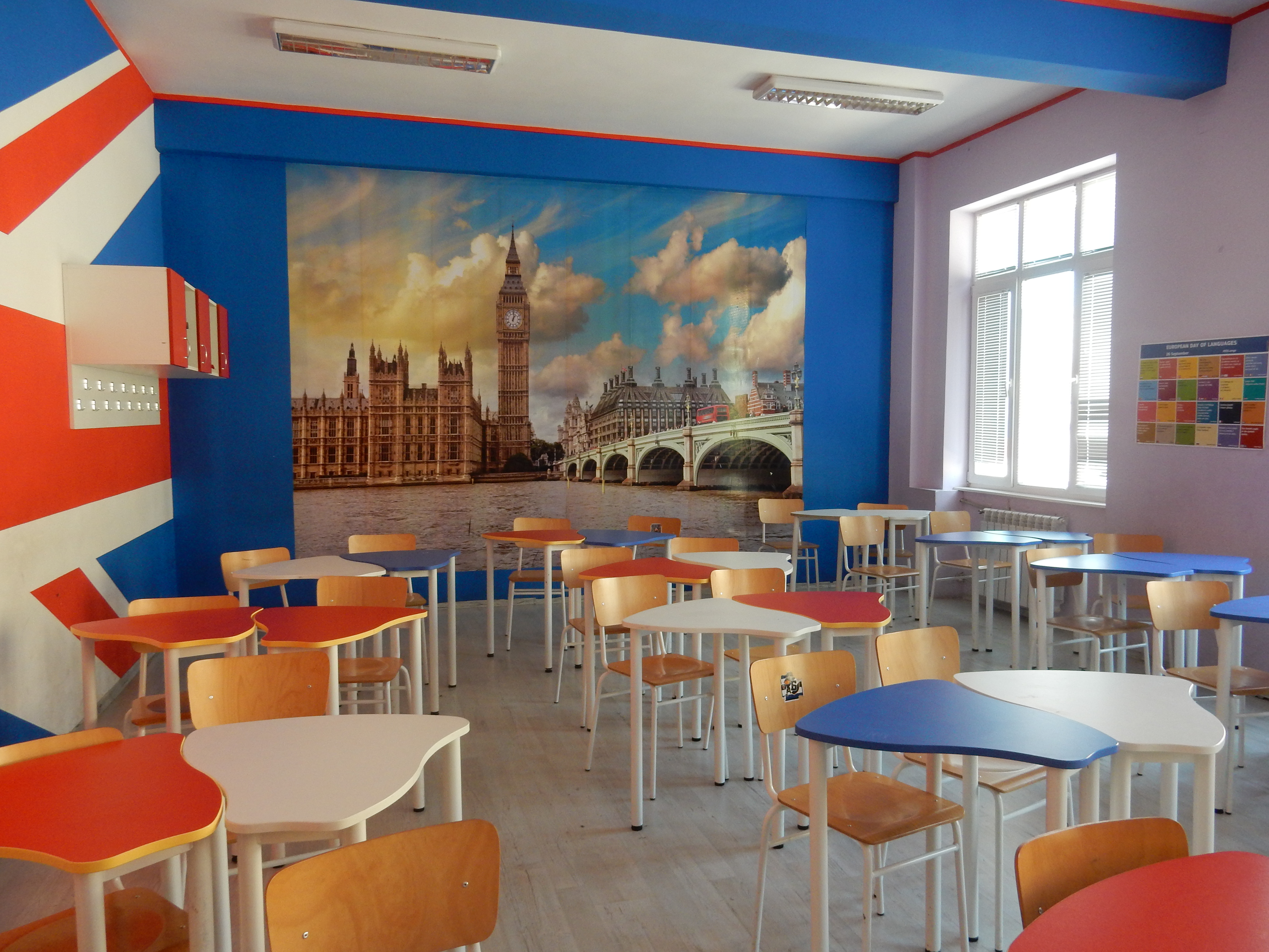 Кабинет „Лондон“, в който децата се обучават по английски език. Снимка: Галя Горанова 