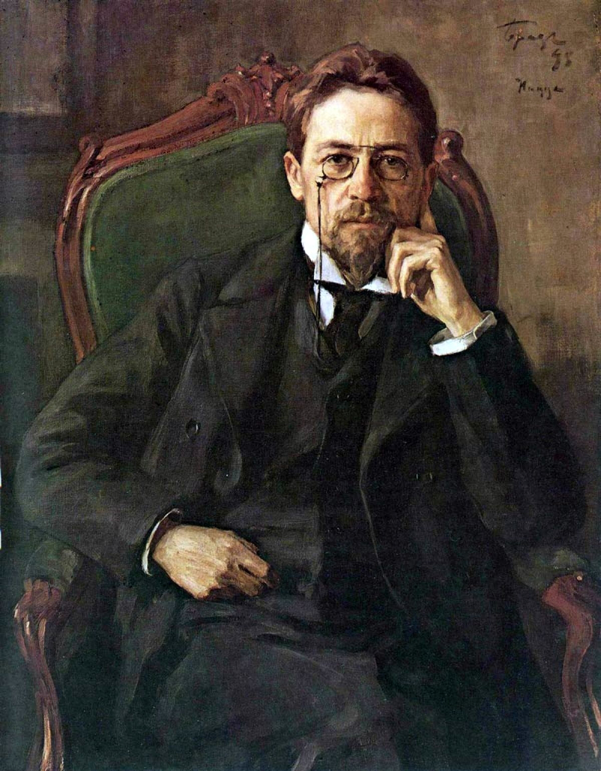 Osip Braz. Portrait of Anton Pavlovich Chekhov, 1898\n