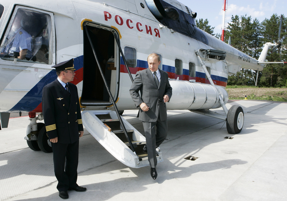 medios de transporte de putin