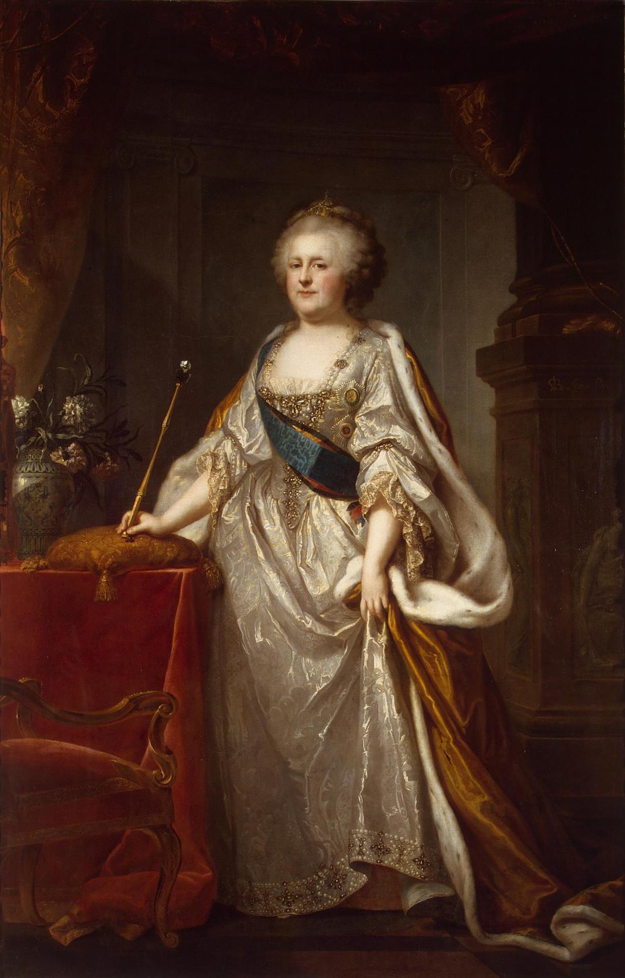 Lampi, Johann Baptist, I. Portrait of Catherine II, 1794. Source: courtesy of the State Hermitage Museum, St. Petersburg