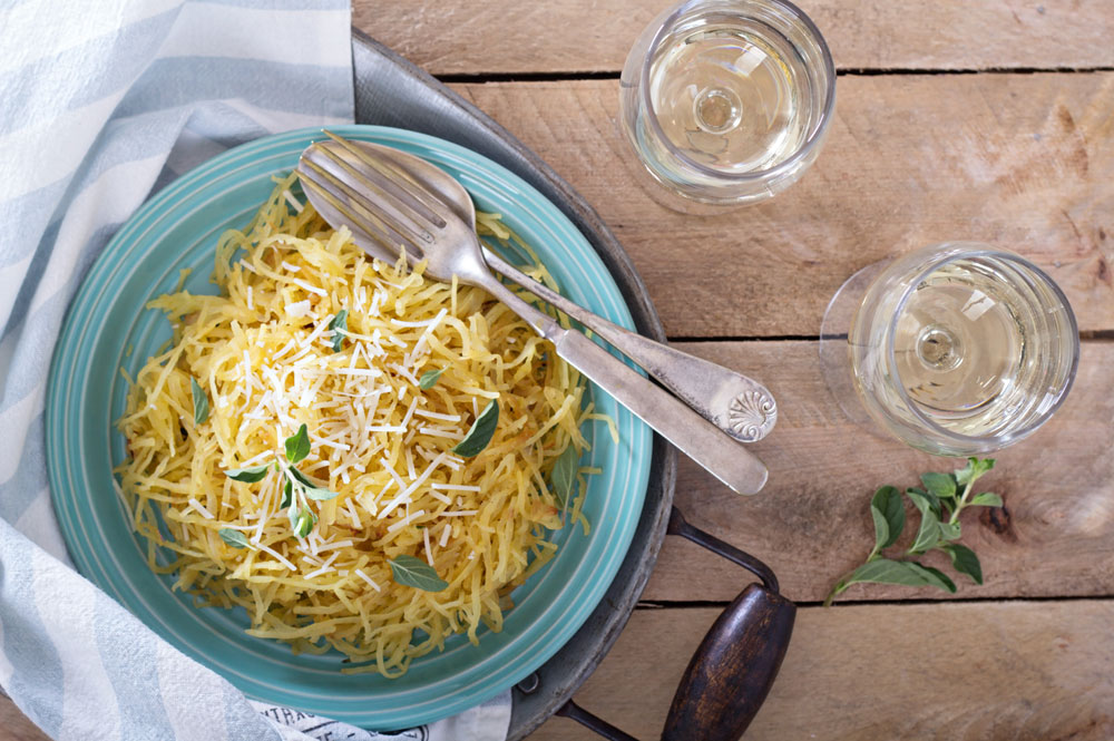 Pasta with parmesan ala Oblomov. Source: Panthermedia