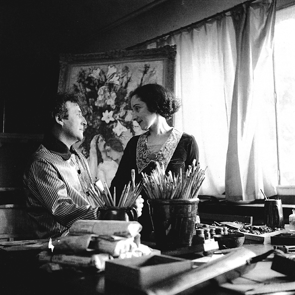 Marc and Bella Chagall, August 1934, Paris. Source: Getty Images