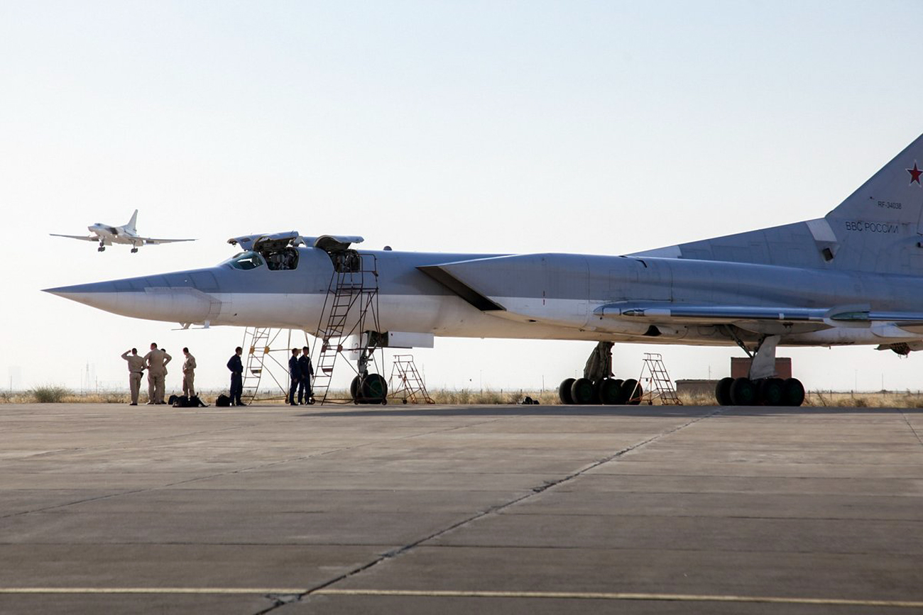 Russian planes at the Hamadan air base in Iran. Source: mil.ru