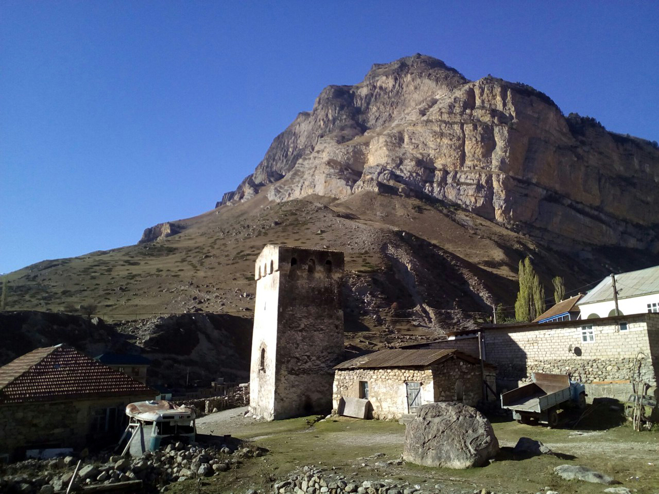 Vue du village d'El-Tubu. Crédit : Archives personnelles