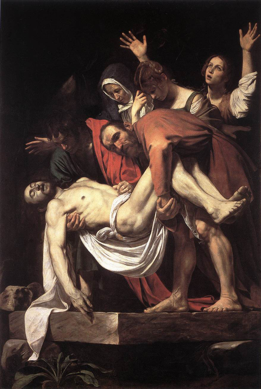 The Entombment of Christ (1602–1603), Caravaggio. / Tretyakov Gallery