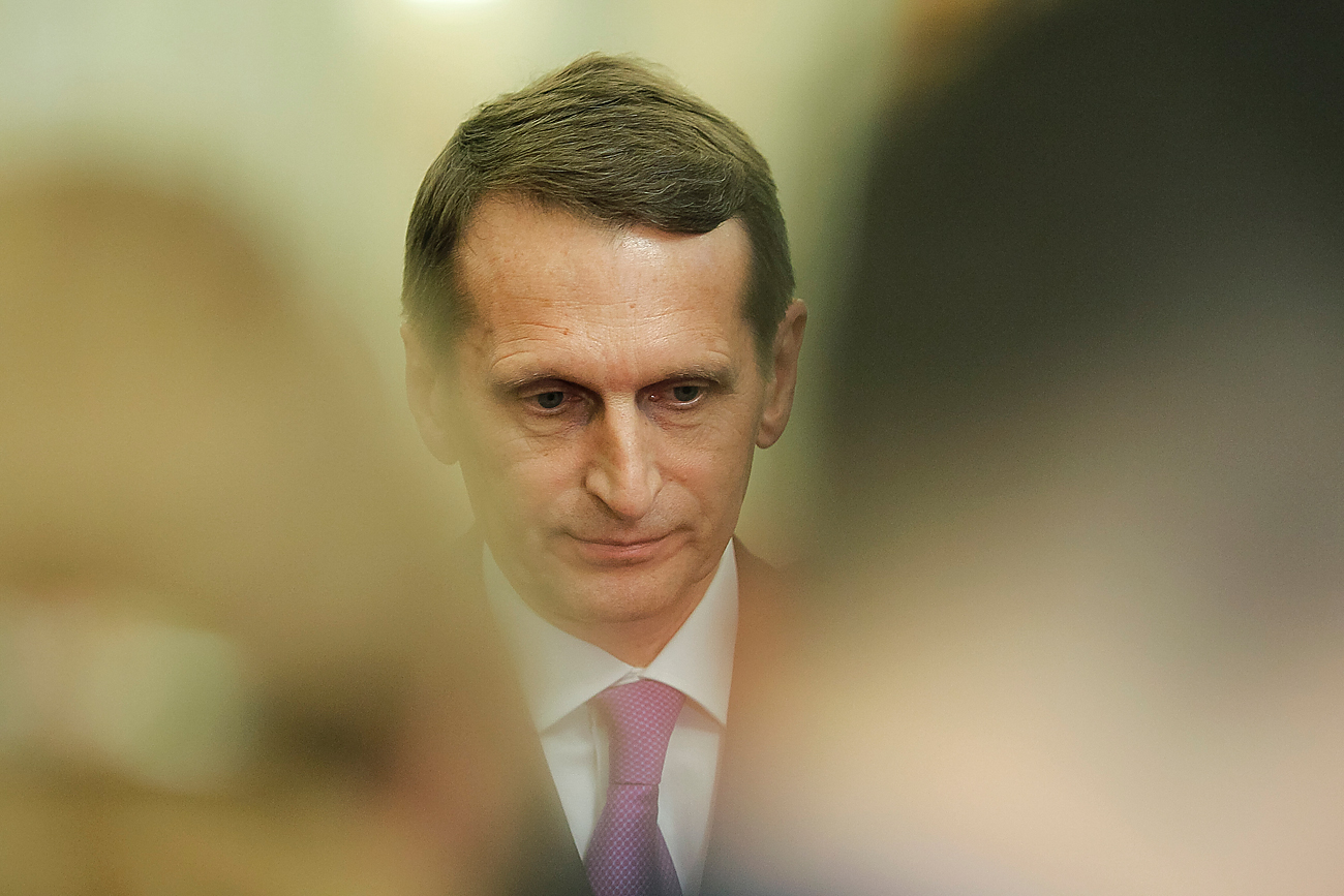 The new face of Russian reconnaissance: Sergei Naryshkin