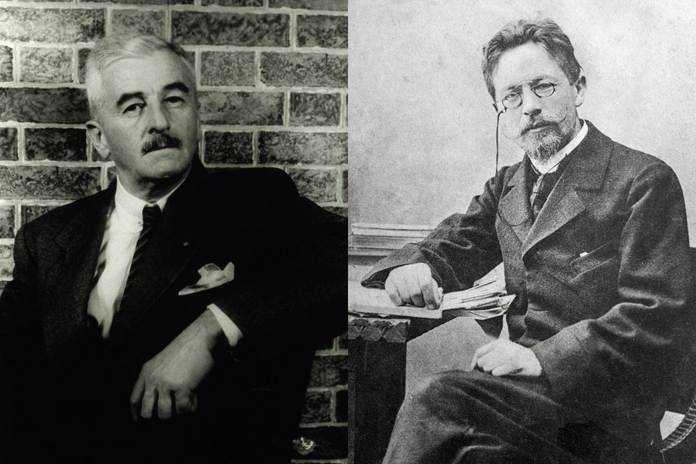 William Faulkner and Anton Chekhov. Source: Carl Van Vechten / wikipedia.org; Lori / Legion Media