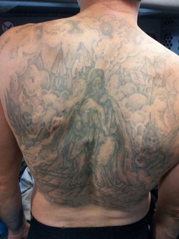 Pictures of criminal tattoo Bullen took in Russia