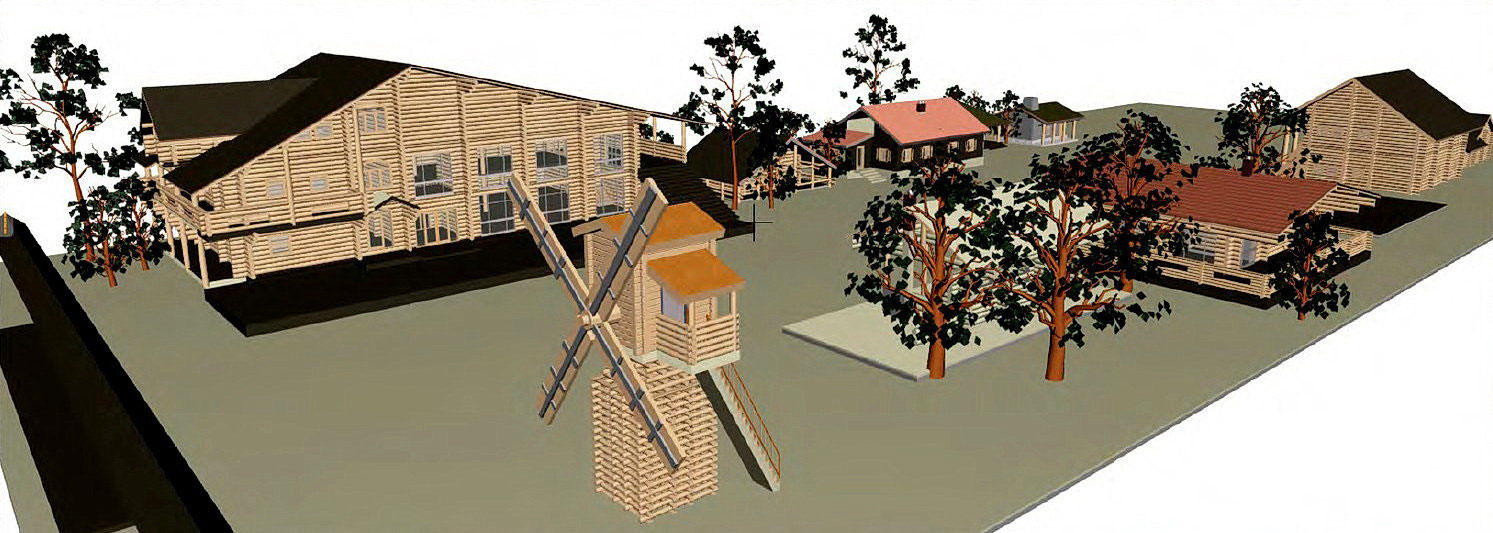 Project of the future village. Source: press photo
