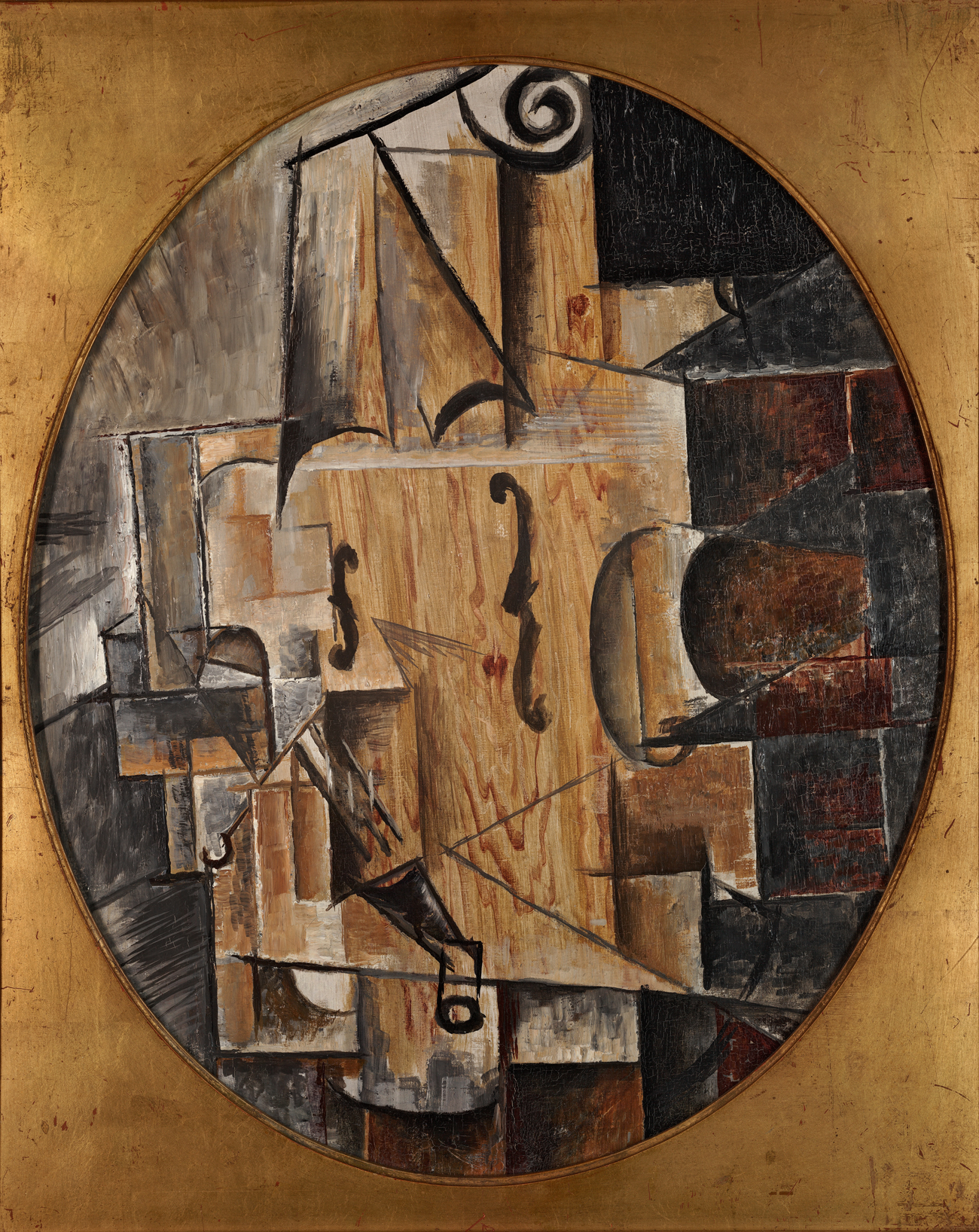 Pablo Picasso, Le violonete, 1912.\n