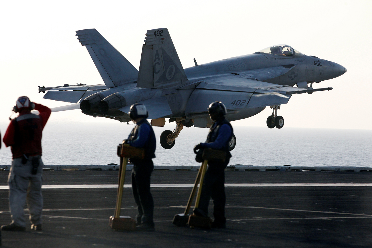 Aviação dos EUA dá suporte aéreo a ofensiva iraquiana Foto: Reuters