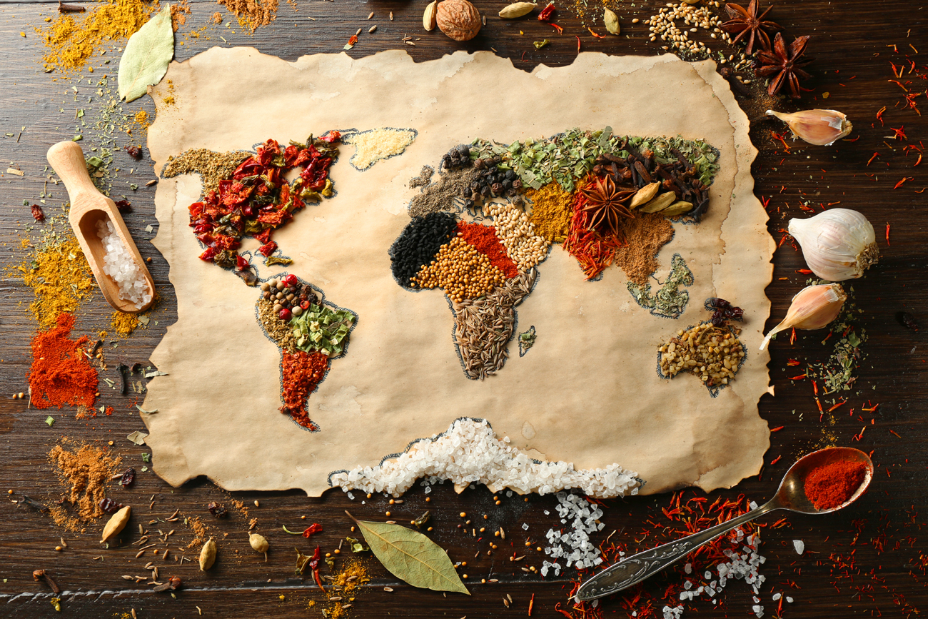 Try the food from across the globe!  / Vostock-Photo
