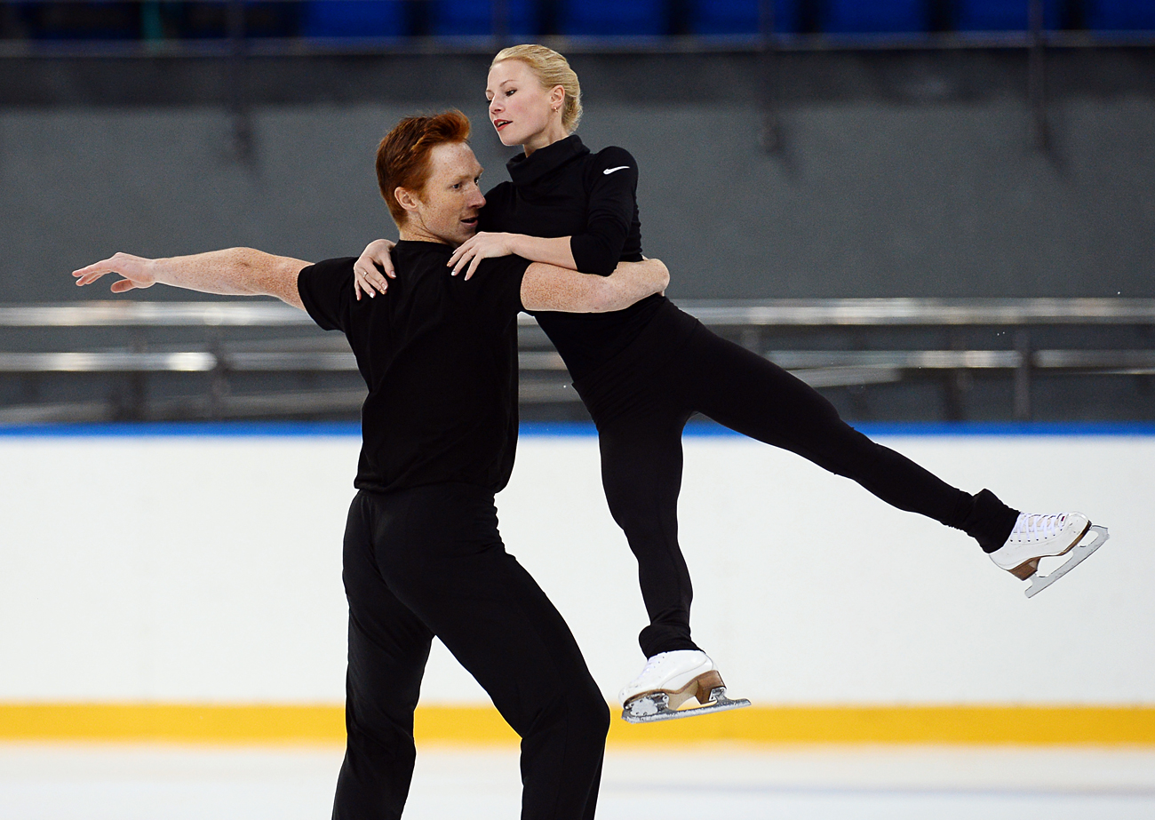 Evgenia Tarasova et Vladimir Morozov. Crédit : Nina Zotina / RIA Novosti