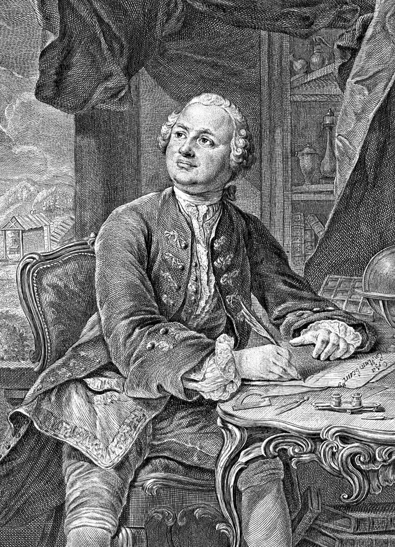 Mikhail Lomonosov in 1757. Portrait by Christian-Albert Wortmann and Etienne Fessard / Archive photo