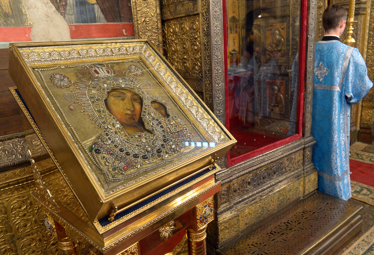 Die Ikone der Gottesmutter von Kasan war Schutzheilige der Romanow-Dynastie. Foto: Sergey Pyatakov / RIA Novosti 