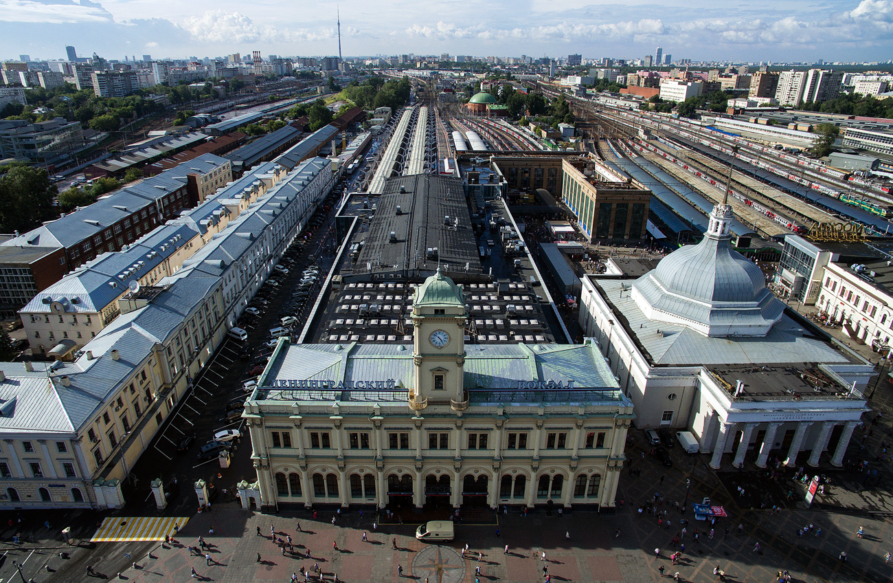 Der Leningrader Bahnhof in Moskau ist noch heute eine Attraktion der russischen Hauptstadt. Foto: Maxim Blinov / RIA Novosti