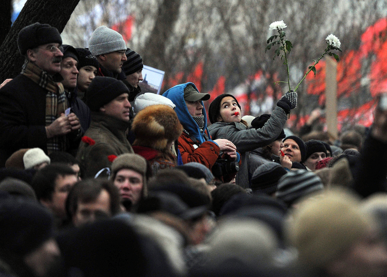 Manifestazione di protesta in piazza Bolotnaya a Mosca. Fonte: Vladimir Astapkovich / RIA Novosti