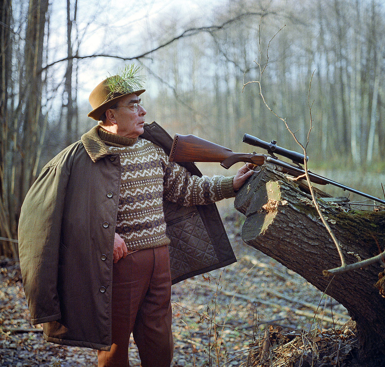 Leonid Brezhnev at the hunt. Source: Vladimir Musaelyan/ TASS