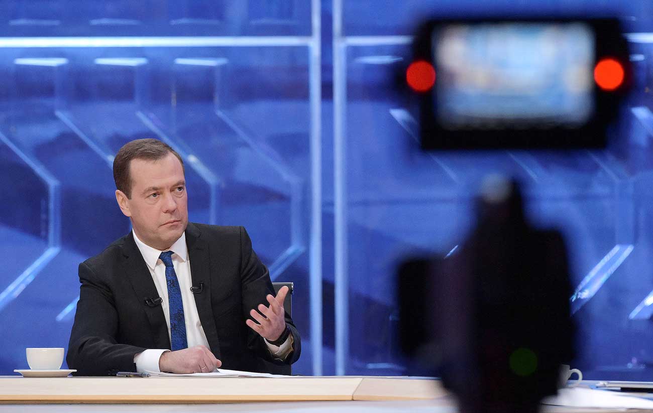 Le chef du gouvernement russe Dmitri Medvedev. Crédit : Reuters